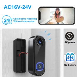 Doorbell Visual Doorbell Intelligent WiFi Intercom Doorbell Lowpower Monitoring Doorbell Intelligent Voice Intercom Wireless Doorbell