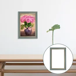 Frames Vintage Oil Painting Frame Supplies Floating For Canvas Paintings Portable DIY Empty Decor