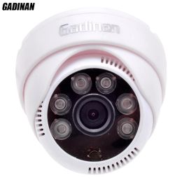 Cameras GADINAN AHD Surveillance Camera 2000TVL AHDM 1.0MP/1.3MP Dome Camera Indoor 6pcs IR Array AHD CCTV Camera Security