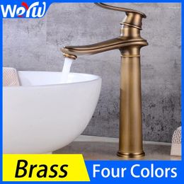 Bathroom Sink Faucets Basin Faucet Toilet Single Handle Brass Heightening Hole And Cold Water