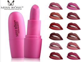 DHL MISS ROSE lipstick matte bullet lipstick 22 Colors waterproof lipstick3217013