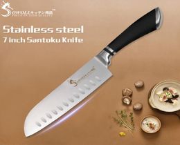 Cooking Tools High Quality Stainless Steel Knife 7 Inch Japanese Cooking Knife Very Sharp Santoku Kitchen Knife4718581