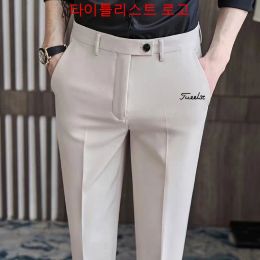 Pants Brand Titlesit Golf Pants for Men's New Autumn Golf Clothing Fashion Casual Business Trousers Sports Pants Golf Wear for Men