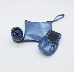 Casual Shoes ! 2024 Wholesale Navy Disposable Ballet With Carrier Pouch Bag