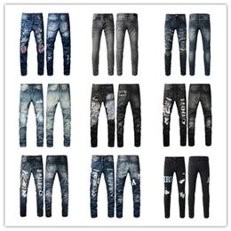 New Jeans Arrivals Mens Luxury Designer Denim Jeans Pants Holes Trousers Biker Men's Clothing 2024 -088 Hot Sell