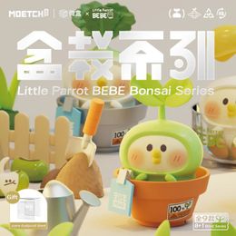 Moetch Little Parrot BEBE Bonsai Series Blind Box Toys Mystery Kawaii Action Figure Doll Models Decoration Creative gift 240301 240325