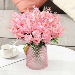 Decorative Flowers Artificial Dining Table Decoration Silk Hyacinths Bouquet Plant Valentine's Day Gift Simulation Flower Yellow Hyacinth
