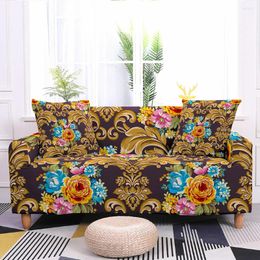 Chair Covers Polyester Stretch Sofa Cover Mandela/Bohemian Vintage Living Room 1/2/3/4 Seat Furniture Protector Home Decor