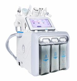 6 In 1 Vacuum face cleaning Water Oxygen Jet Peel Hydro Diamond Dermabrasion Machine Pore Cleaner Facial Care Beauty5881582