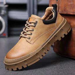 Casual Shoes Genuine Leather Oxford Outdoor Sneakers Lace Up Men Handmade Walking