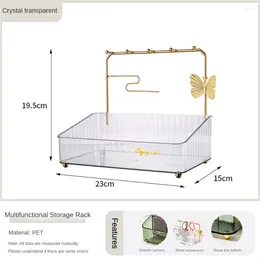 Storage Boxes Multifunctional Rack Convenient Simple And Elegant Clear Hazy Large Capacity Design Box Useful Durable