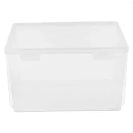 Plates Bread Storage Box Organiser Pantry Cover Keeper Homemade Plastic Container Airtight