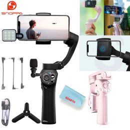 Monopods USED Snoppa Gimbal 3Axis Handheld Gimbal Stabilizer Phone Selfie Stick Tripod for iPhone 13 12 Pro/Max Huawei Xiaomi