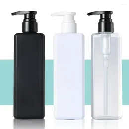 Storage Bottles HEALLOR 500ml Soap Dispenser Shampoo Hand Laundry Liquid Shower Type Press Empty Bottling Household Bathroom Gel Sub Bottle