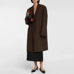 Women's Suits Autumn Winter Commuting Style Fashionable Mid-length Trench Wool Coat For Women