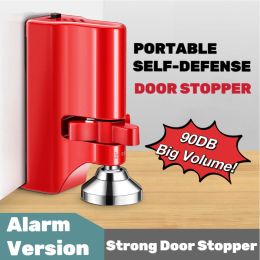 Detector Portable Thick Strong Door Stopper Locks SelfDefense Door Stop Travel Accommodation Door Lock Security Device For Girls Alone