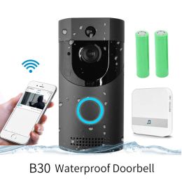 Doorbell Anytek B30 WIFI Doorbell 720P wireless intercom IP65 waterproof FIR Alarm IR night vision Smart video Door Chime IP camera