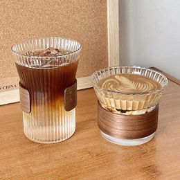 Wine Glasses 210ml 325ml Transparent Glass Tumbler High Appearance Coffee Milk Water Tea Cup Japanese Household Drinking Beverage Mug