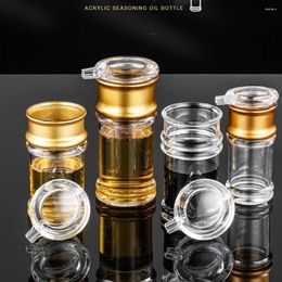 Storage Bottles Acrylic Transparent Oil Bottle High-Capacity Soy Sauce Practical The Seasoning Jar Kitchen Supplies