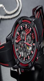 Wristwatches Megir Men Chronogrpah Sport Watches Casual Silicone Band Waterproof Men39s Quartz Wrist Relogio MasculinoWristwatc1480939
