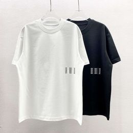 Designer Luxury Chaopai Classic Summer high street fashion trend brand letter T-shirt loose round neck short sleeve casual top for men and women couples polo Shirt