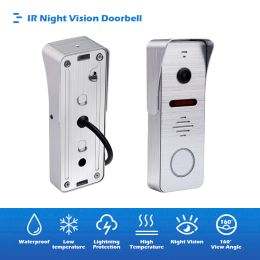 Doorbells 1080P Video Doorphone Outdoor Panel IP65 Waterproof Night Vision Doorbell Support Two Way Talking Can Connect With AvAta Monitor