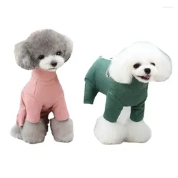 Dog Apparel Fashion Clothes Winter Small Medium-sized Chihuahua Teddy Pug Thick Warm Four-legged Jumpsuit Puppy Coat Clothing
