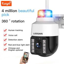 Tape 5mp 4k Ptz Tuya Camera Ip Outdoor Wifi Camera Hd H.265 Wireless Surveillance Security Cctv 1080p Ai Tracking Twoway Voice P2p