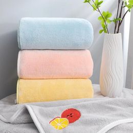 Towel 70 140cm Women Large Embroidery Bath For Men Soft Towels Bathroom Robe Absorbent Beach
