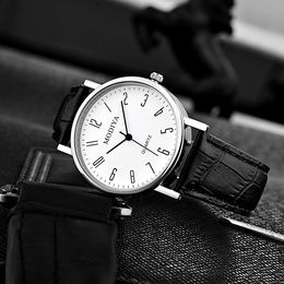 luxury watches Three needles Quartz Watch Top Luxury Brand Steel And leather Belt Men Fashion watches high quality