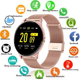 Watches 2021 New Fashion Smart Watch Ladies Heart Rate Blood Pressure Multifunctional Sport Watch Men Woman Waterproof Smartwatch Women