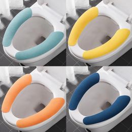 Toilet Seat Covers Universal Cover Soft Cushion O-Shaped Warmer Closestool Mat Household Bathroom Accessories