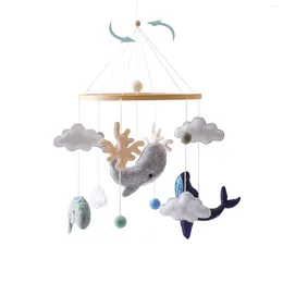 Storage Bags Baby Mobile For Crib Ocean Whale Sea Animals Nursery Decor