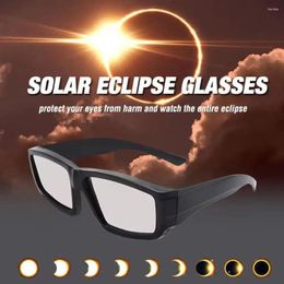 Outdoor Eyewear 20/30pcs Solar Eclipse Viewer Glasses Protect Eyes Anti-UV Safe Shades Observation Camping Hiking
