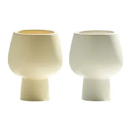 Vases Ceramic Flower Pots Round Modern Vase For Office Living Room Indoor