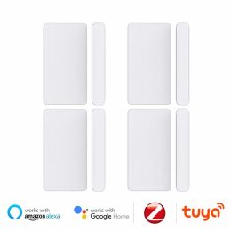 Detector Tuya Zigbee Smart Door Sensor Smart Door Open / Closed Detectors Smart Life APP Window Sensor Works with Alexa Google Home