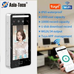 Device 5inch Outdoor Tuya Smart Wifi Dynamic Face Recognition Access Control 125khz Rfid Time Attendance System Wiegand Facial Reader