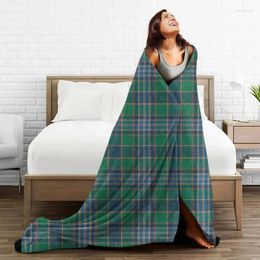 Blankets Plaid Velvet Printed Retro Color Multifunction Lightweight Thin Throw Blanket For Bedding Couch Quilt