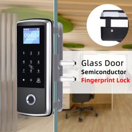 Lock Fingerprint Door Lock Glasses Door Smart Electric Gate Opener RFID Card Password Electronic Gate Lock finger security Password