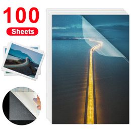 Paper 100Sheets Cold Laminating Film A4 Waterproof Selfadhesive Magic Stars Broken Glass DIY Color Package Card Photo Laminating Film