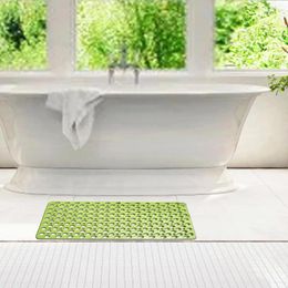 Bath Mats Versatile Mat Non-slip With Drainage Holes Strong Suction Cups Shower Carpet For Home Bathtub Safety