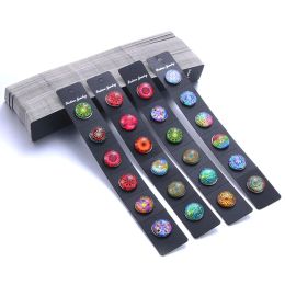 Tools BLack Snap Jewelry Card Display 100pcs/lot 21*3cm Card Display For Snap Button Jewelry (fit18mm 20mm Snap)