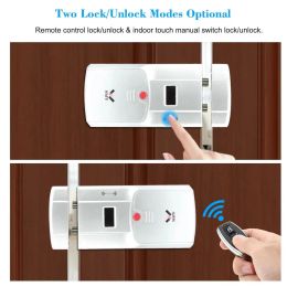 Lock Wafu 011 Wireless Fingerprint Lock Tuya Smart Life Door Lock Password Door Locks Bluetooth Remote Control Invisible Smart Lock