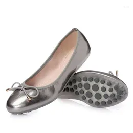 Casual Shoes Women Ballerinas Flats Bowknot Shallow Mouth Slip On Ladies Flat Ballet