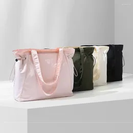 Duffel Bags Women Large Shoulder Bag Drawstring Oxford Tote Side Cinch Lightweight Handbag Casual Hobo Travel College
