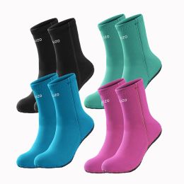 Accessories 3MM neoprene diving socks adult water sports nonslip wearresistant beach socks snorkeling swimming warm diving surfing socks