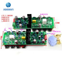 Amplifier One Pair LJM HIEND Ultralow Distortion Sound Amplifier DIY Kits and finished boards for L20.5 Dual Channels Audio Amplifiers