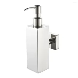 Liquid Soap Dispenser Bathroom Stainless Steel Shower Gel Bottle Hand Kitchen Detergent Wall Hanging Shampoo