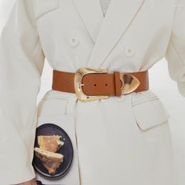 Belts The Wide Belt Women With Suit Skirt Fashion All Match Elastic Waist Sealing Sweater Coat Adornment A