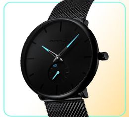 Top Brand Luxury Fashion Mens Watches Quartz Watch Men Casual Slim Mesh Steel Waterproof Sport Watch Relogio Masculino3350755